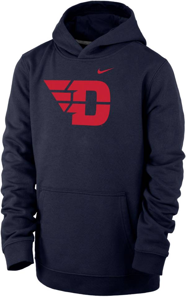 Nike Youth Dayton Flyers Blue Club Fleece Pullover Hoodie