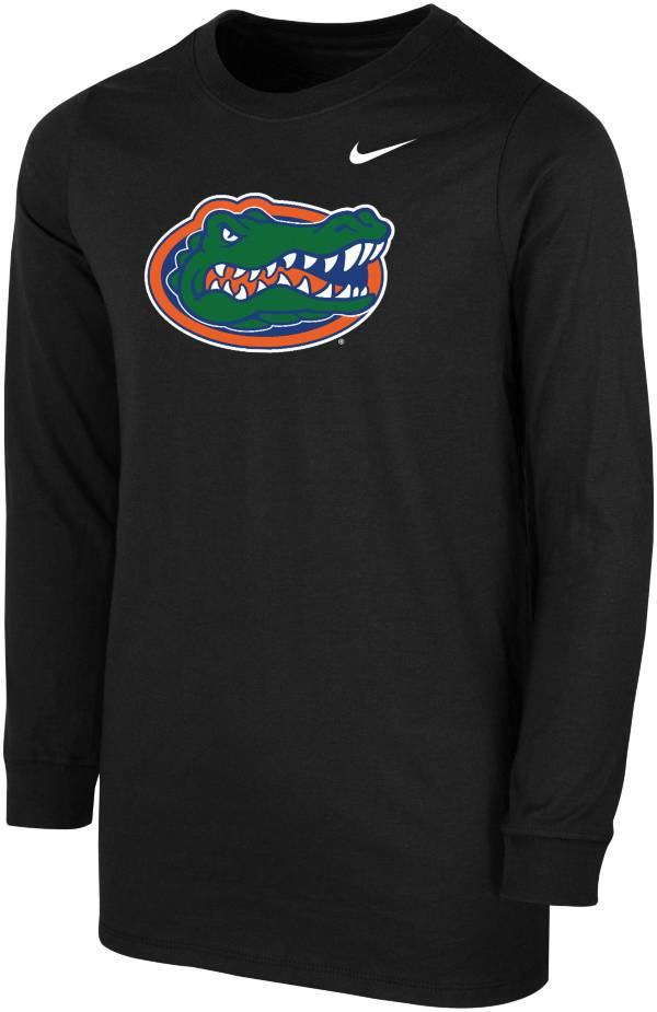 Nike Youth Florida Gators Core Cotton Long Sleeve Black T-Shirt