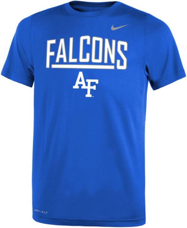 Nike Youth Air Force Falcons Blue Dri-FIT Legend T-Shirt