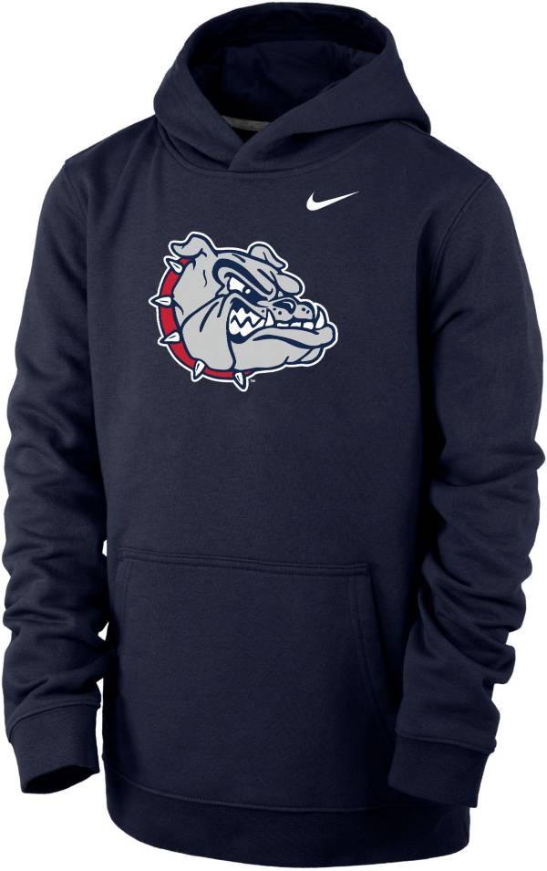 Nike Youth Gonzaga Bulldogs Blue Club Fleece Pullover Hoodie