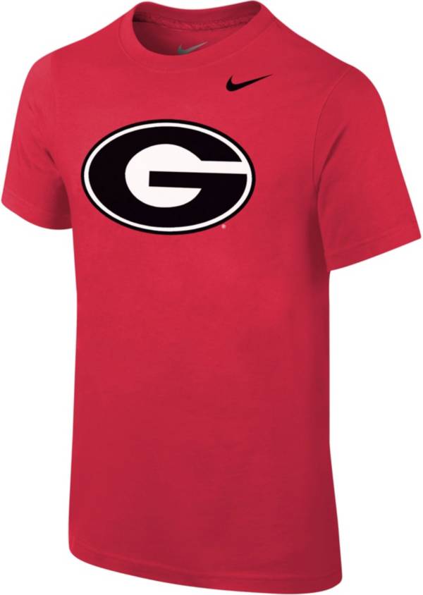 Nike Youth Georgia Bulldogs Red Core Cotton T-Shirt