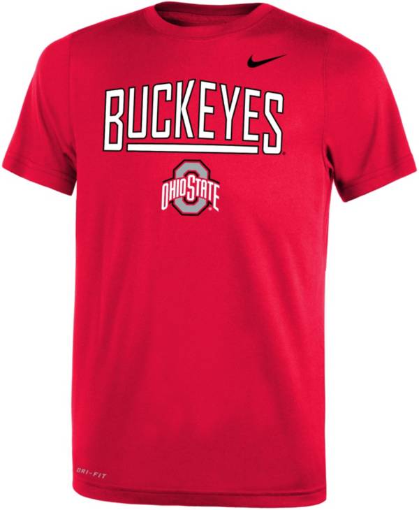 Nike Youth Ohio State Buckeyes Scarlet Dri-FIT Legend T-Shirt