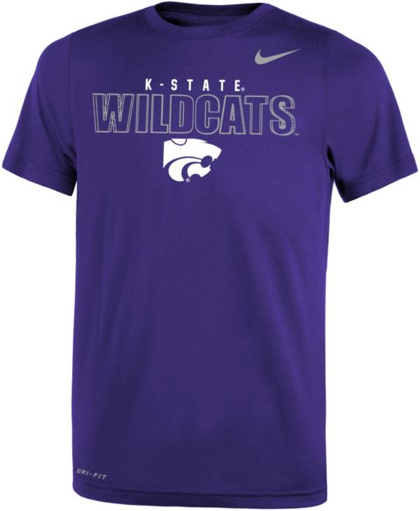 Nike Youth Kansas State Wildcats Purple Dri-FIT Legend T-Shirt