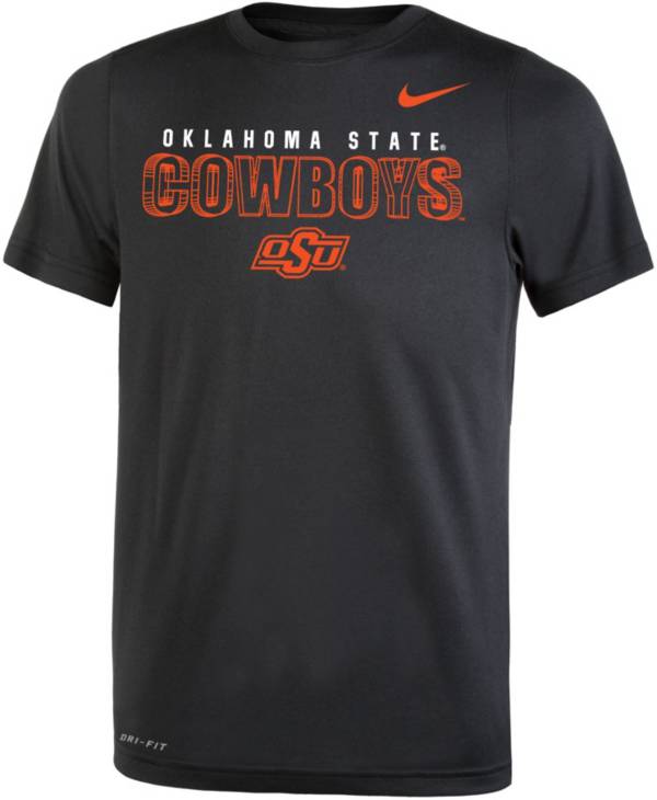 Nike Youth Oklahoma State Cowboys Dri-FIT Legend Black T-Shirt