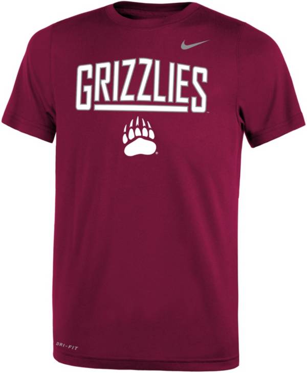 Nike Youth Montana Grizzlies Maroon Dri-FIT Legend T-Shirt product image