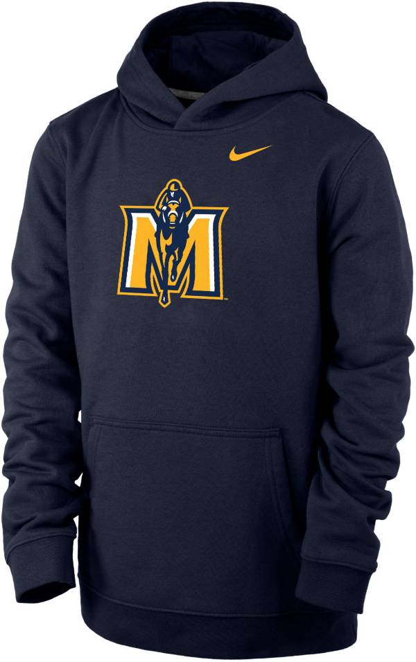 Nike Youth Murray State Racers Navy Blue Club Fleece Pullover Hoodie