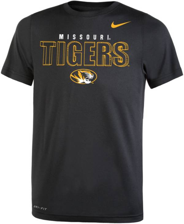 Nike Youth Missouri Tigers Dri-FIT Legend Black T-Shirt