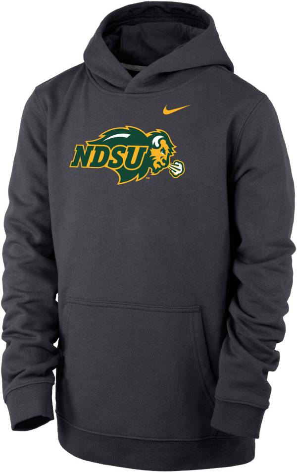 Nike Youth North Dakota State Bison Grey Club Fleece Pullover Hoodie product image