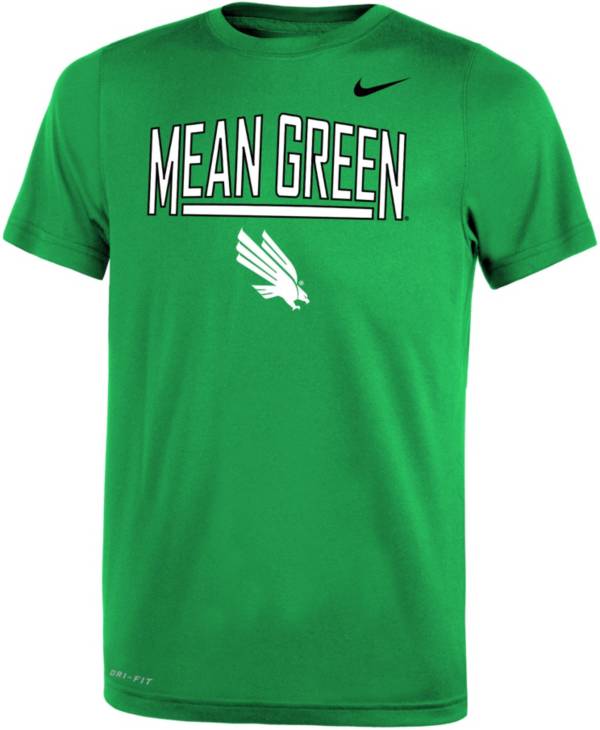 Nike Youth North Texas Mean Green Green Dri-FIT Legend T-Shirt