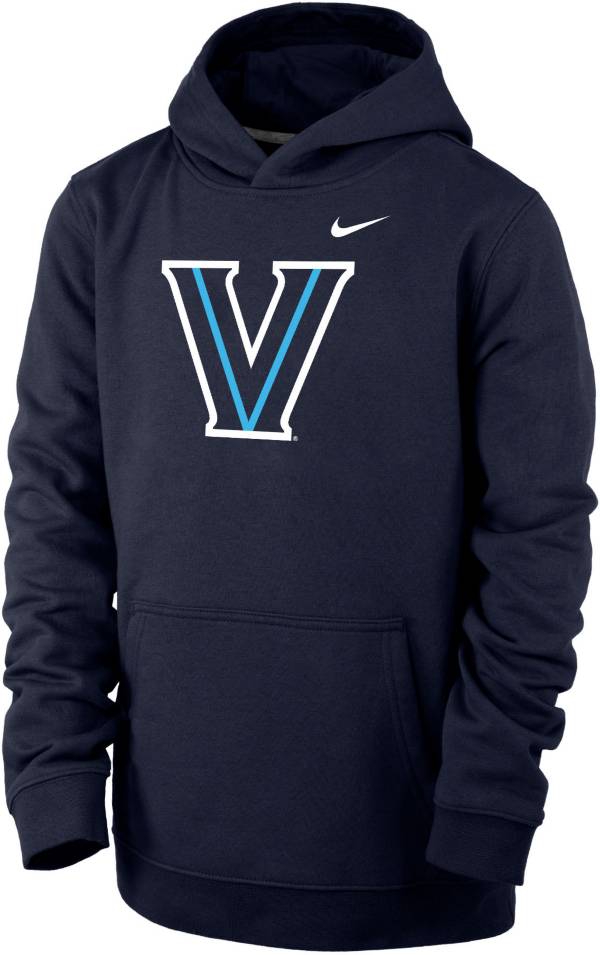 Nike Youth Villanova Wildcats Navy Club Fleece Pullover Hoodie