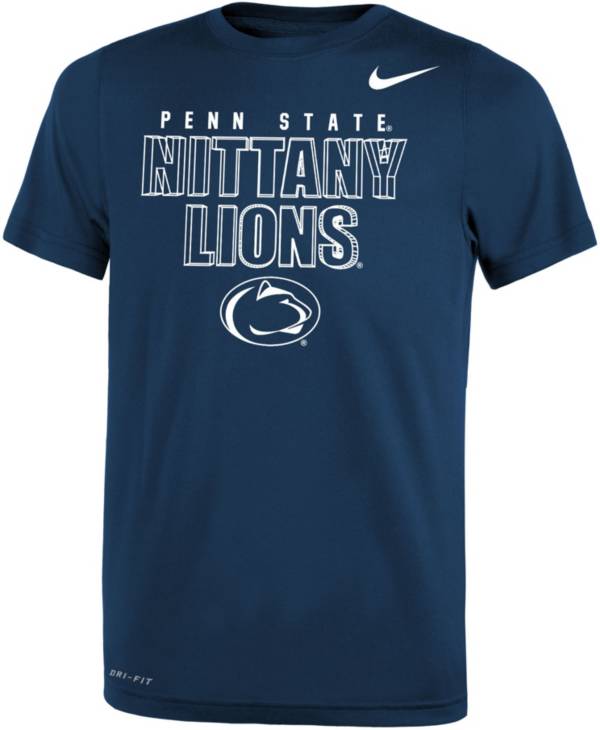 Nike Youth Penn State Nittany Lions Blue Dri-FIT Legend T-Shirt