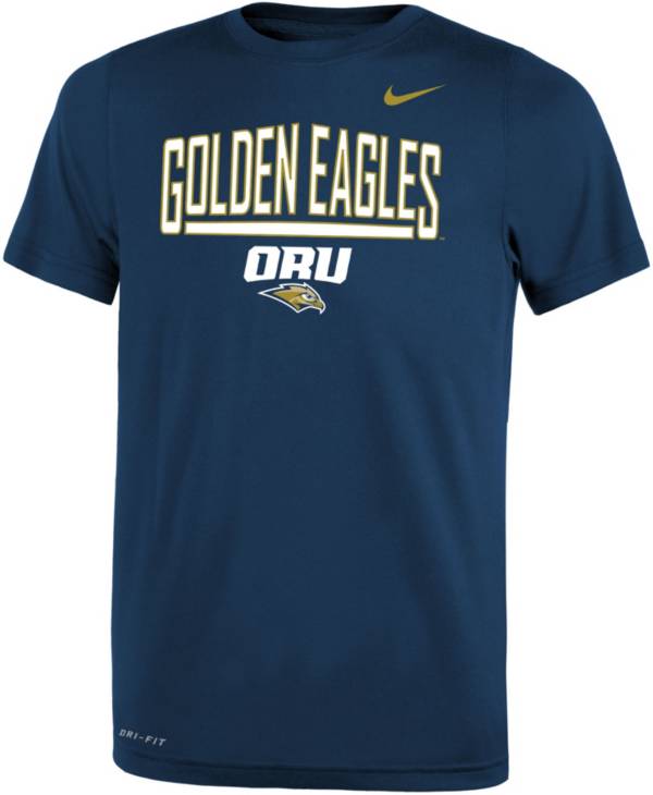Nike Youth Oral Roberts Golden Eagles Navy Blue Dri-FIT Legend T-Shirt