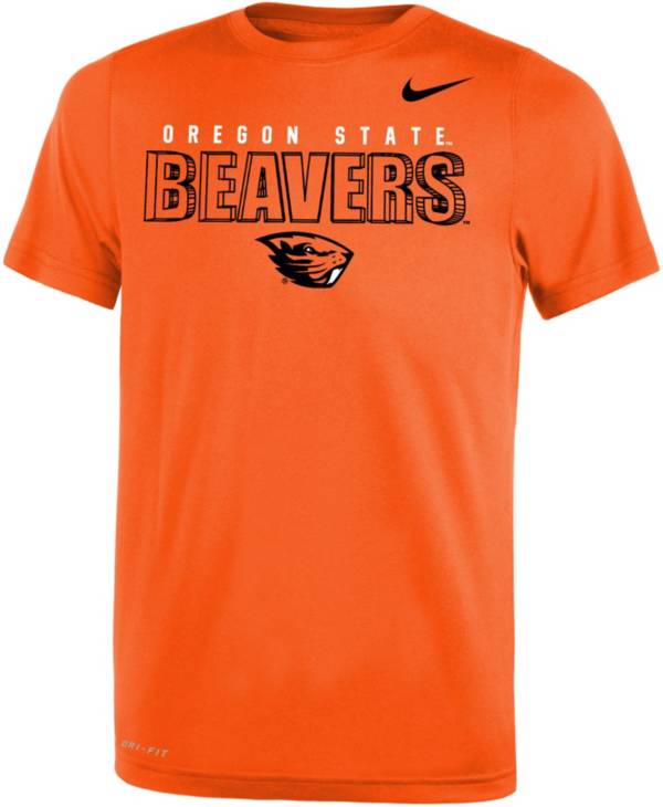 Nike Youth Oregon State Beavers Orange Dri-FIT Legend T-Shirt