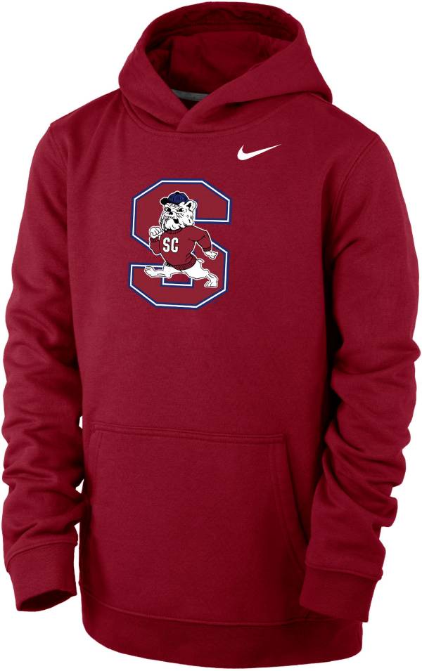 Nike Youth South Carolina State Bulldogs Garnet Club Fleece Pullover Hoodie