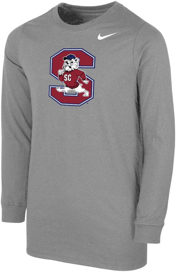 Nike Youth South Carolina State Bulldogs Grey Core Cotton Long Sleeve T-Shirt