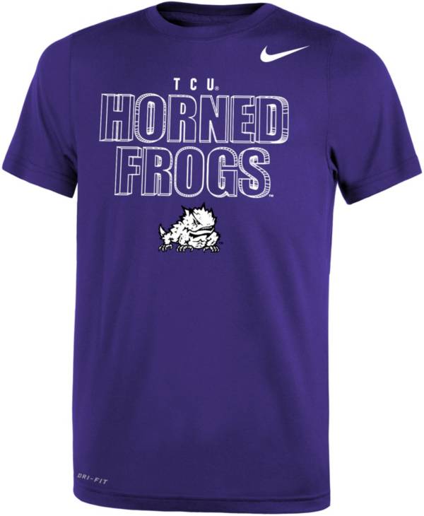 Nike Youth TCU Horned Frogs Purple Dri-FIT Legend T-Shirt
