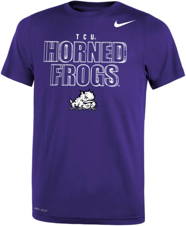 Nike Youth TCU Horned Frogs Purple Dri-FIT Legend T-Shirt product image