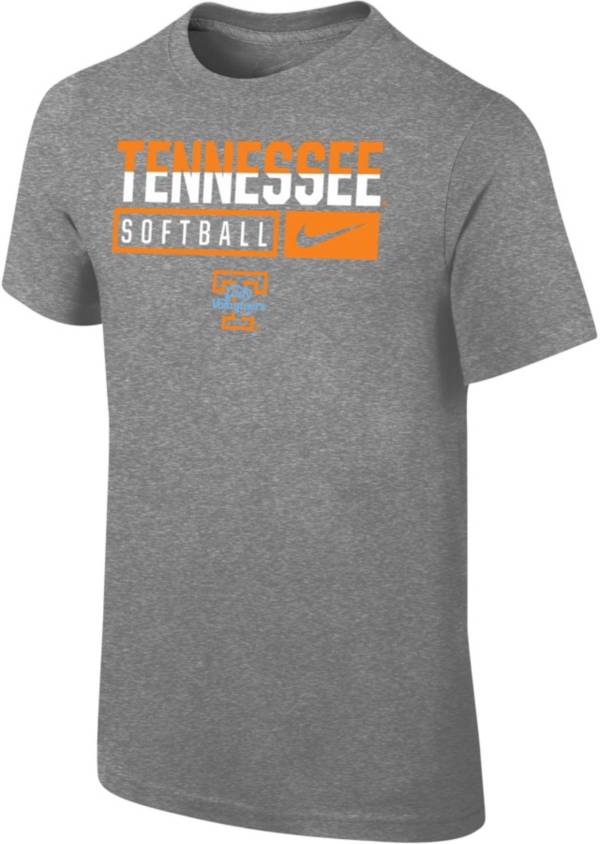 Nike Youth Tennessee Lady Vols Grey Softball Cotton T-Shirt