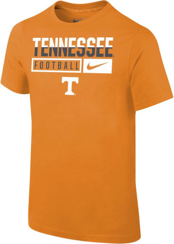 Nike Youth Tennessee Volunteers Tennessee Orange Football Cotton T-Shirt