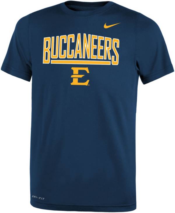 Nike Youth East Tennessee State Buccaneers Navy Dri-FIT Legend T-Shirt