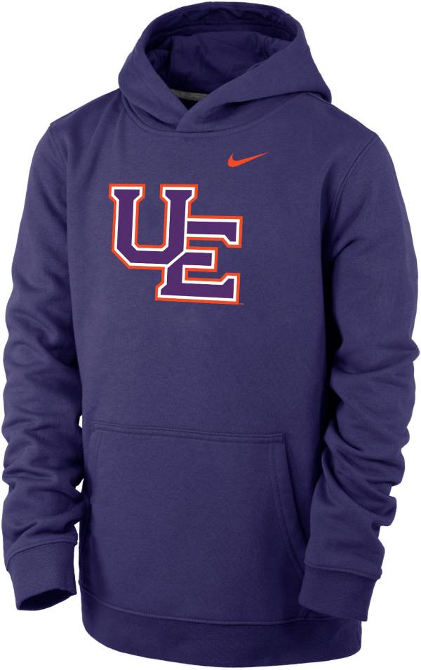 Nike Youth Evansville Purple Aces Purple Club Fleece Pullover Hoodie