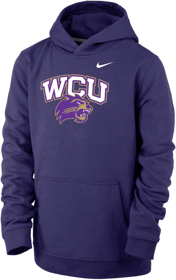 Nike Youth Western Carolina Catamounts Purple Club Fleece Pullover Hoodie