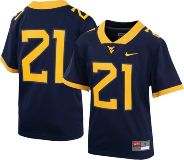 Nike Youth West Virginia Mountaineers #21 Blue Untouchable Football Jersey