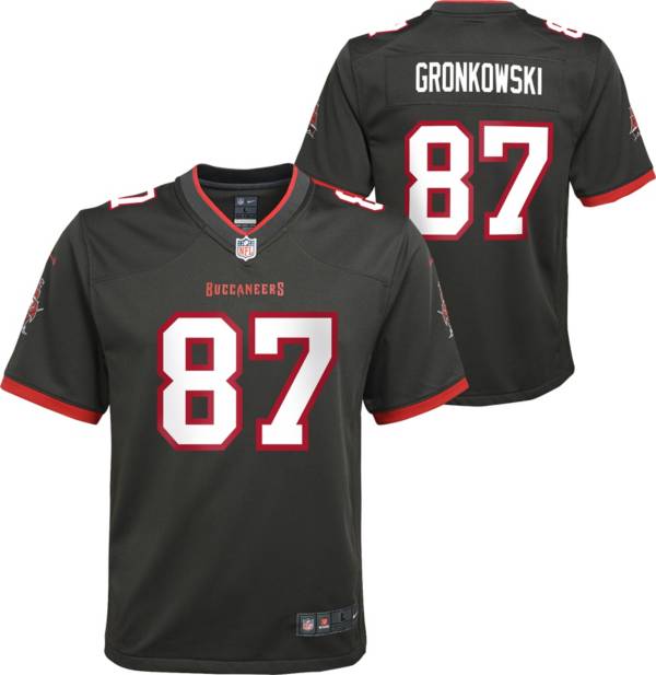 Nike Youth Tampa Bay Buccaneers Rob Gronkowski #87 Alternate Grey Game Jersey