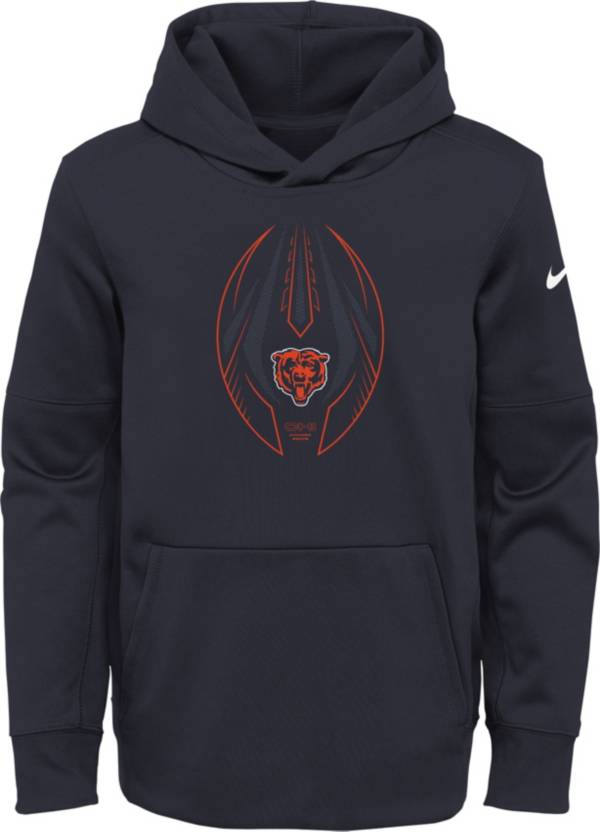 Nike Youth Chicago Bears Marine Icon Therma Pullover Hoodie product image