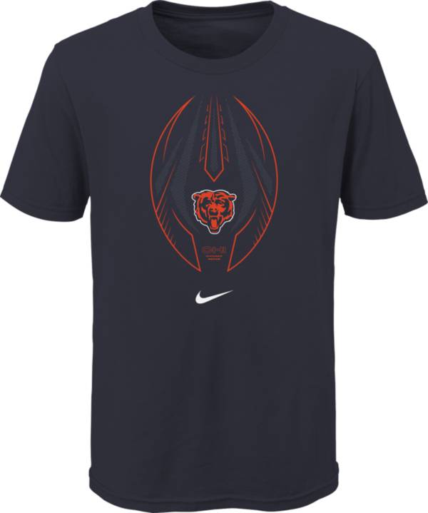 Nike Youth Chicago Bears Icon Navy T-Shirt