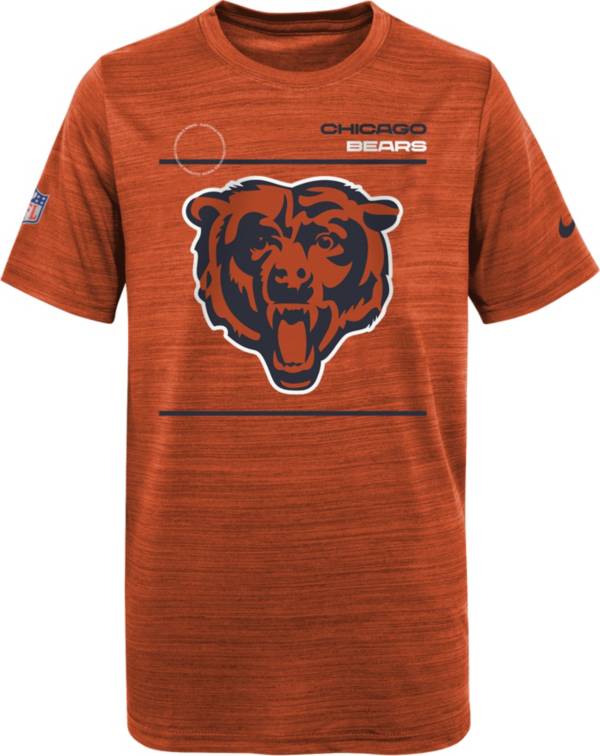 Nike Youth Chicago Bears Sideline Legend Velocity Orange T-Shirt