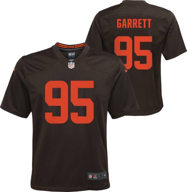 Nike Youth Cleveland Browns Myles Garrett #95 Brown Alternate Game Jersey