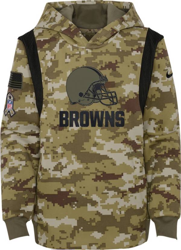 Nike Youth Cleveland Browns Salute to Service Camouflage Hoodie