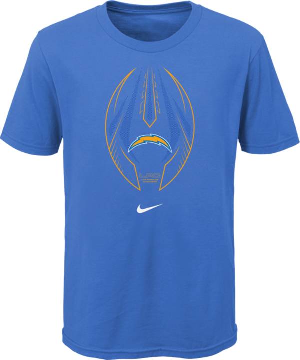 Nike Youth Los Angeles Chargers Icon Blue T-Shirt