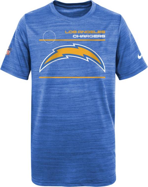 Nike Youth Los Angeles Chargers Sideline Legend Velocity Blue T-Shirt