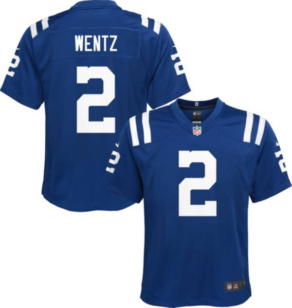 Nike Youth Indianapolis Colts Carson Wentz #2 Blue Game Jersey product image
