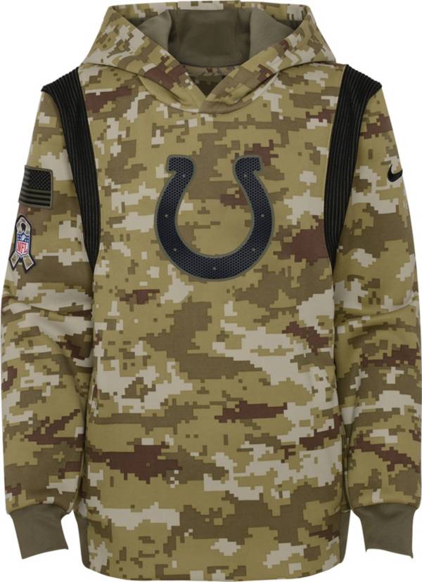 Nike Youth Indianapolis Colts Salute to Service Camouflage Hoodie