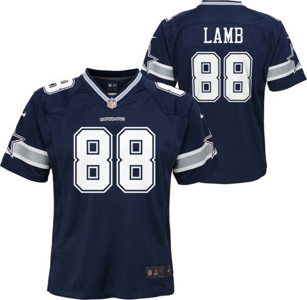 Nike Little Kid's Dallas Cowboys CeeDee Lamb #88 Navy Game Jersey product image
