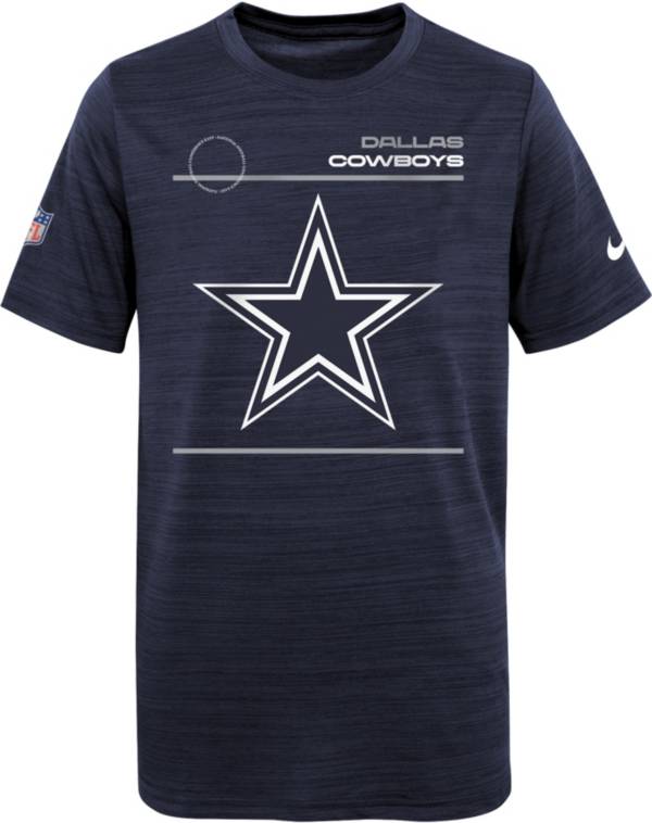 Nike Youth Dallas Cowboys Sideline Legend Velocity Navy T-Shirt