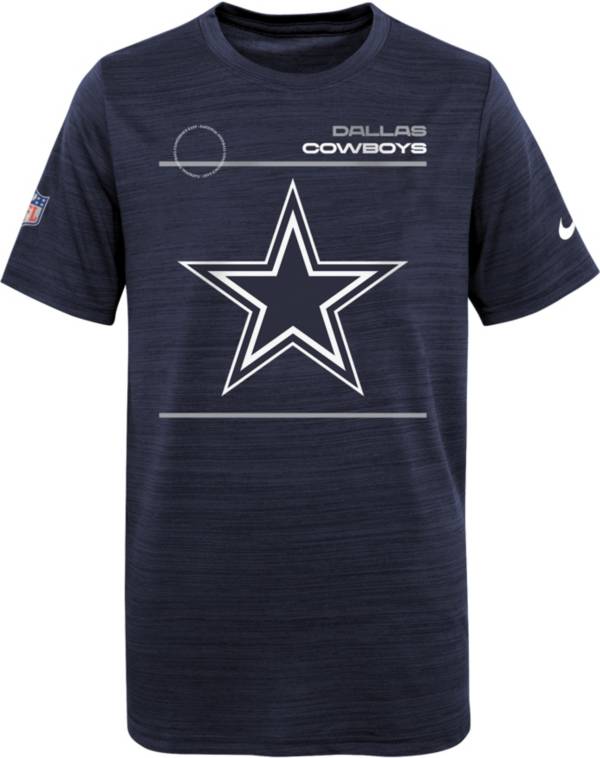 Nike Youth Dallas Cowboys Sideline Legend Velocity Navy T-Shirt product image
