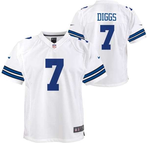 Nike Youth Dallas Cowboys Trevon Diggs #7 White Game Jersey product image