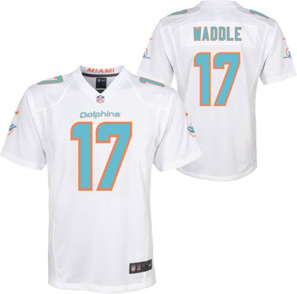 Nike Youth Miami Dolphins Jaylen Waddle #17 White Game Jersey