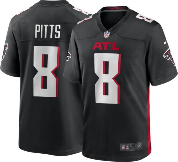 Nike Youth Atlanta Falcons Kyle Pitts #8 Black Game Jersey product image