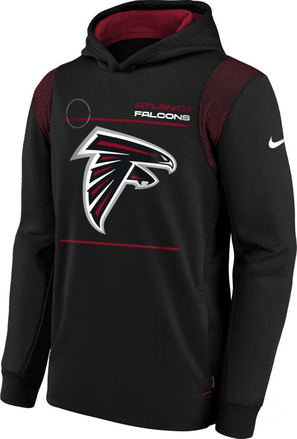 Nike Youth Atlanta Falcons Black Therma Pullover Hoodie