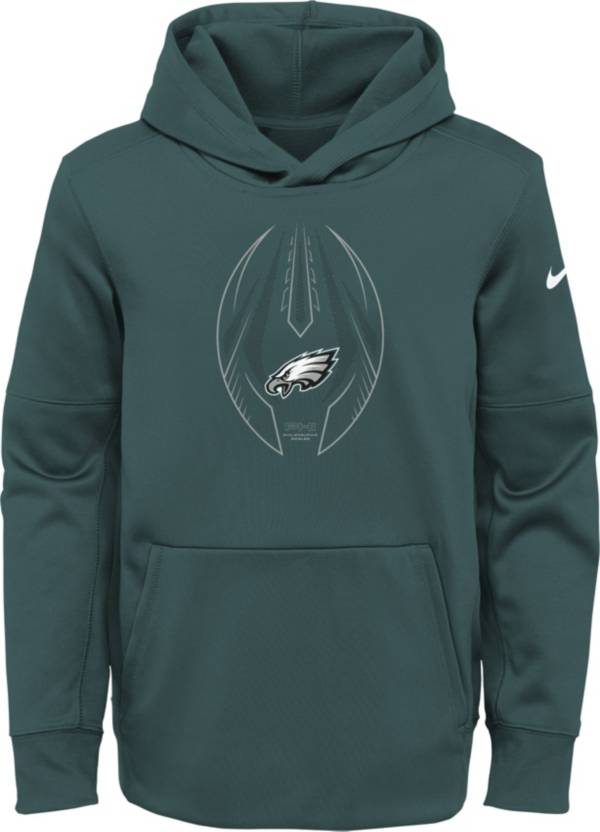 Nike Youth Philadelphia Eagles Sport Teal Icon Therma Pullover Hoodie