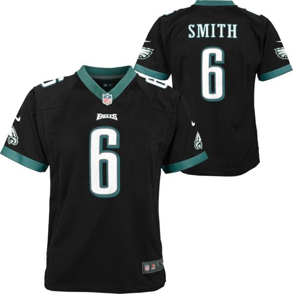 Nike Youth Philadelphia Eagles DeVonta Smith #6 Alternate Black Game Jersey