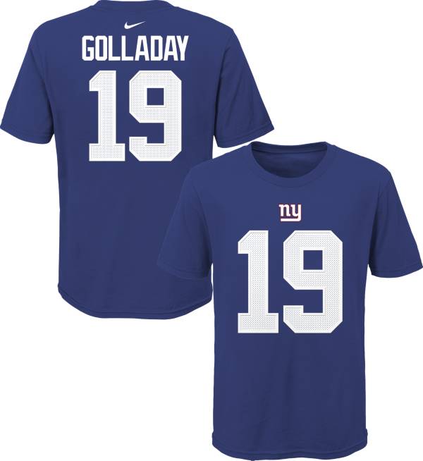 Nike Youth New York Giants Kenny Golladay #19 Royal T-Shirt