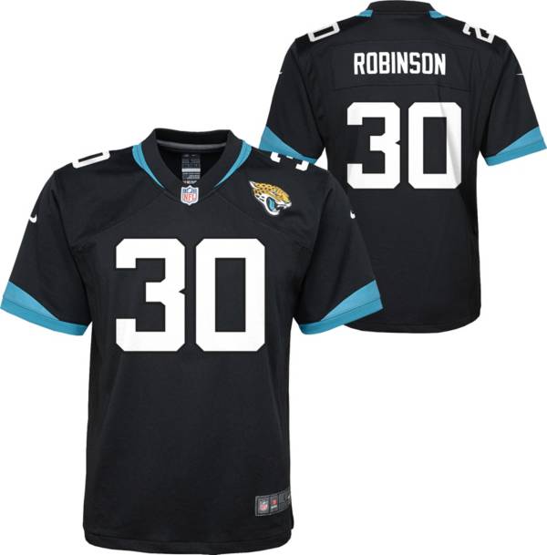 Nike Youth Jacksonville Jaguars Jerome Robinson #30 Black Game Jersey