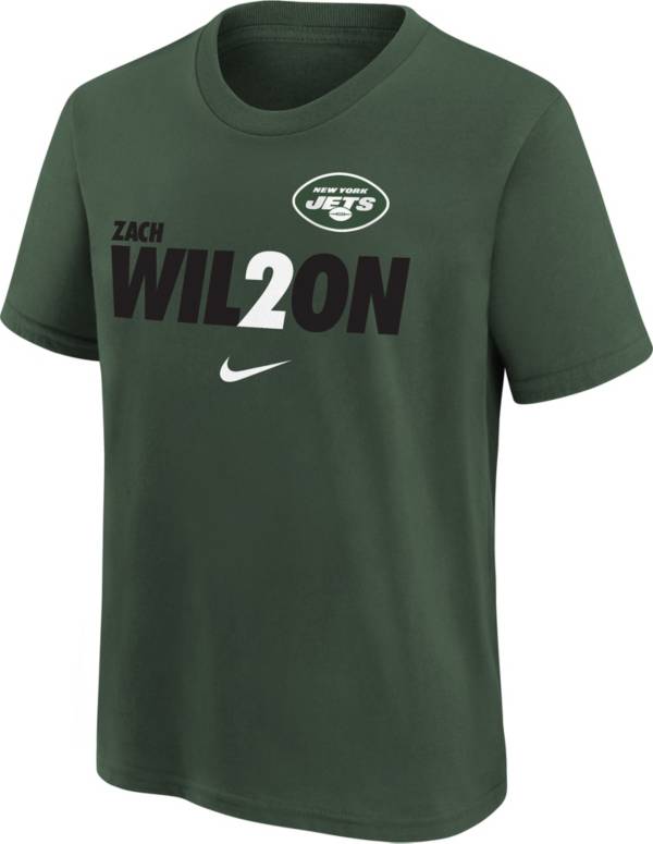 Nike Youth New York Jets Local Zach Wilson Green T-Shirt product image
