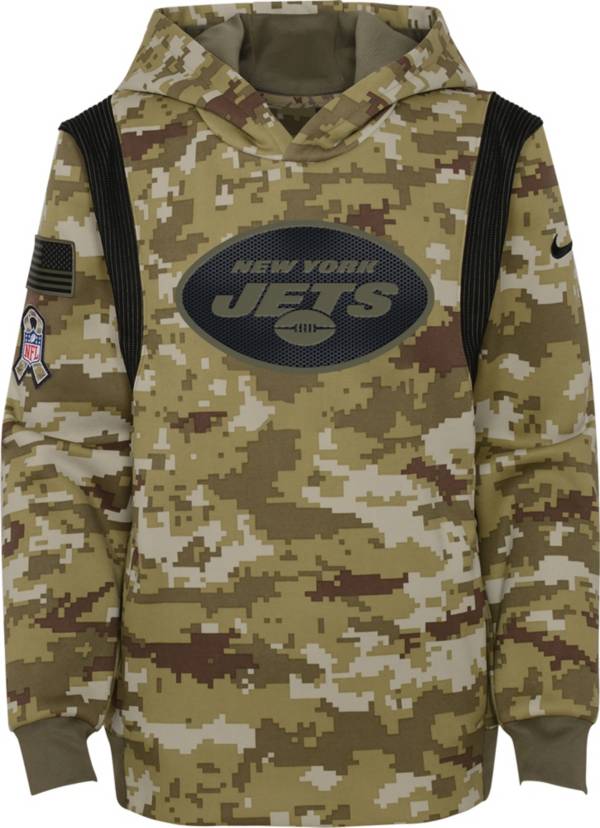 Nike Youth New York Jets Salute to Service Camouflage Hoodie